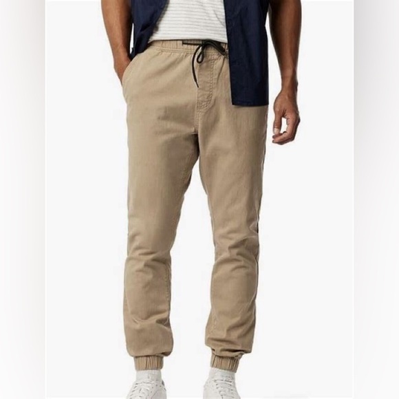 Khaki Jogger Chino Pants - Picture 1 of 6